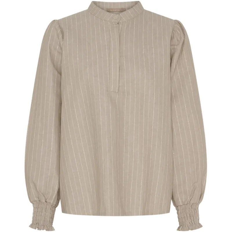 Marta du Chateau dame bluse MdcMalou 7913 - Sand2