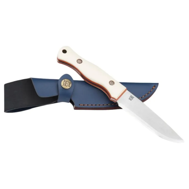 Oyo Svalbard Knife W/ Leather Sheath, kniv, hvid