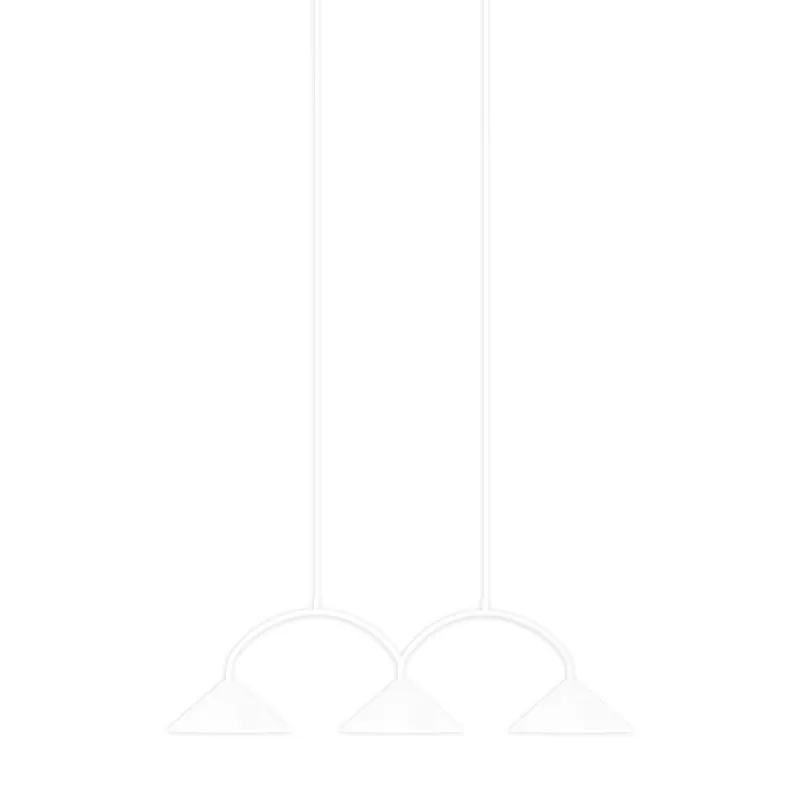 Globen lighting Curve 3 pendel lampe, hvid