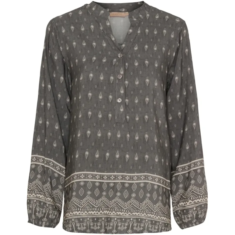 Marta du Chateau dame bluse MdcChristelle 6453 - Grey1943tps