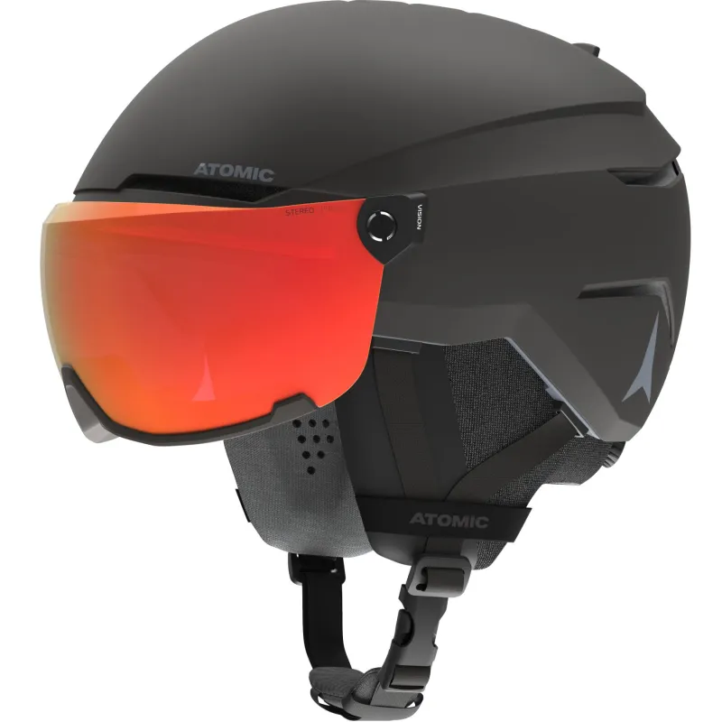 Atomic Savor Visor Photo, skihjelm med visir, sort