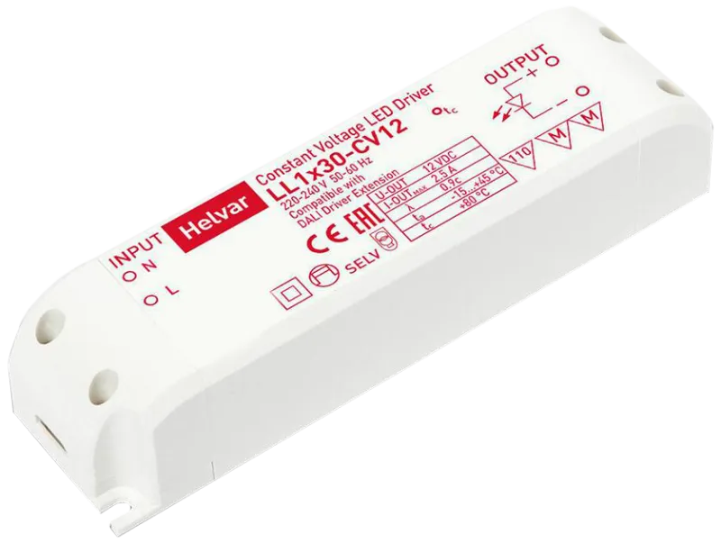 WrkPro strømfors. 230V AC/12V DC 30W t/maskinlys