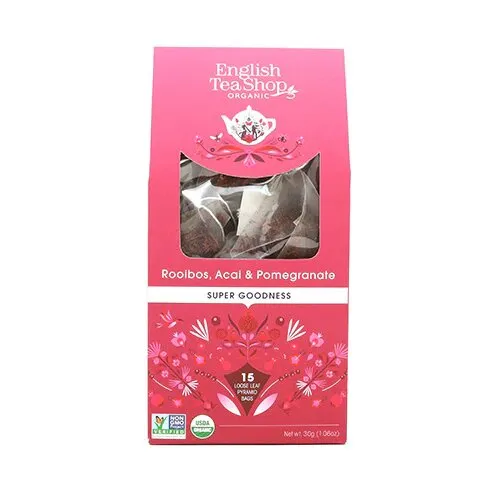 Rooibos, Acai & Pomegranate tea Øko - 15 breve