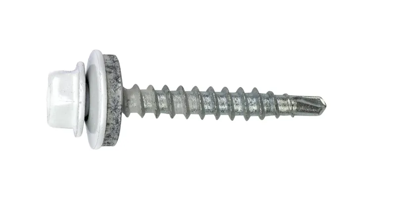 Farmerskrue Hvid FARM+ HEX 4,8 x 35mm - 200 Stk