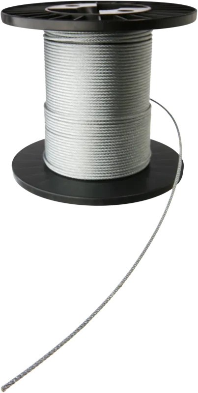 Stålwire galvaniseret 7×19 4mm