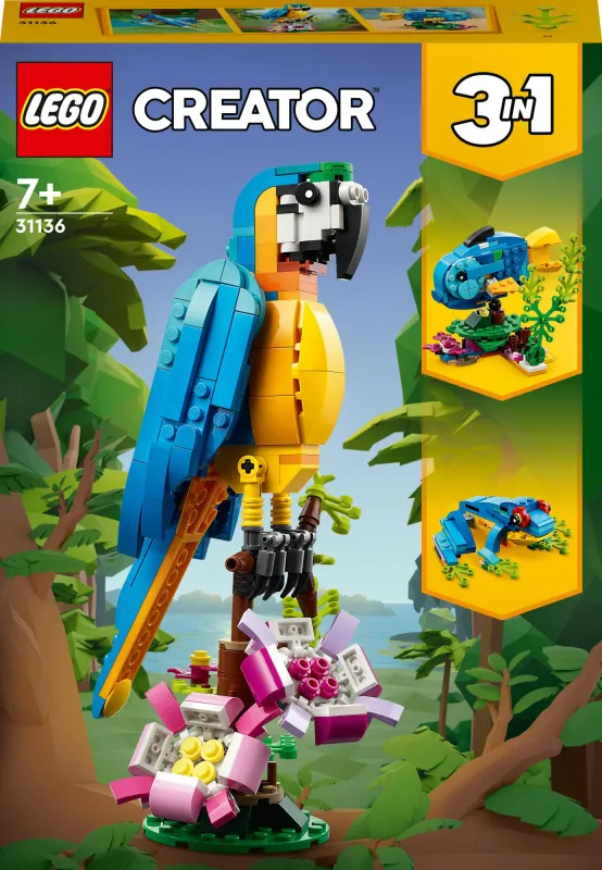 LEGO Creator - Exotic Papegøje (31136) - GEEKD.dk