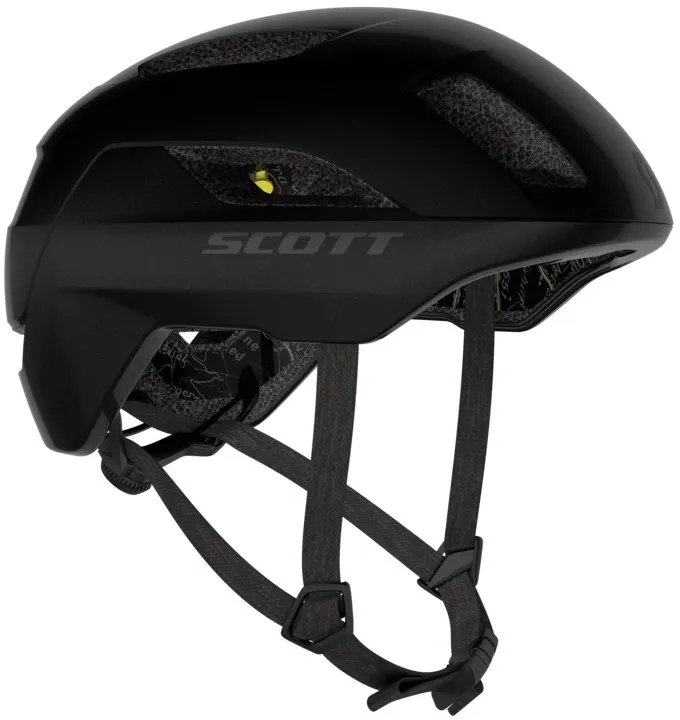Scott La Mokka Plus Sensor (MIPS) m. LED lys inkl. bremselys Hjelm - Sort