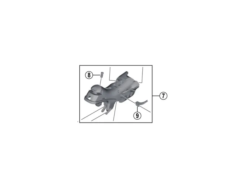 Shimano Tiagra - Skiftemekanisme - Til højre STI-greb - ST-4700