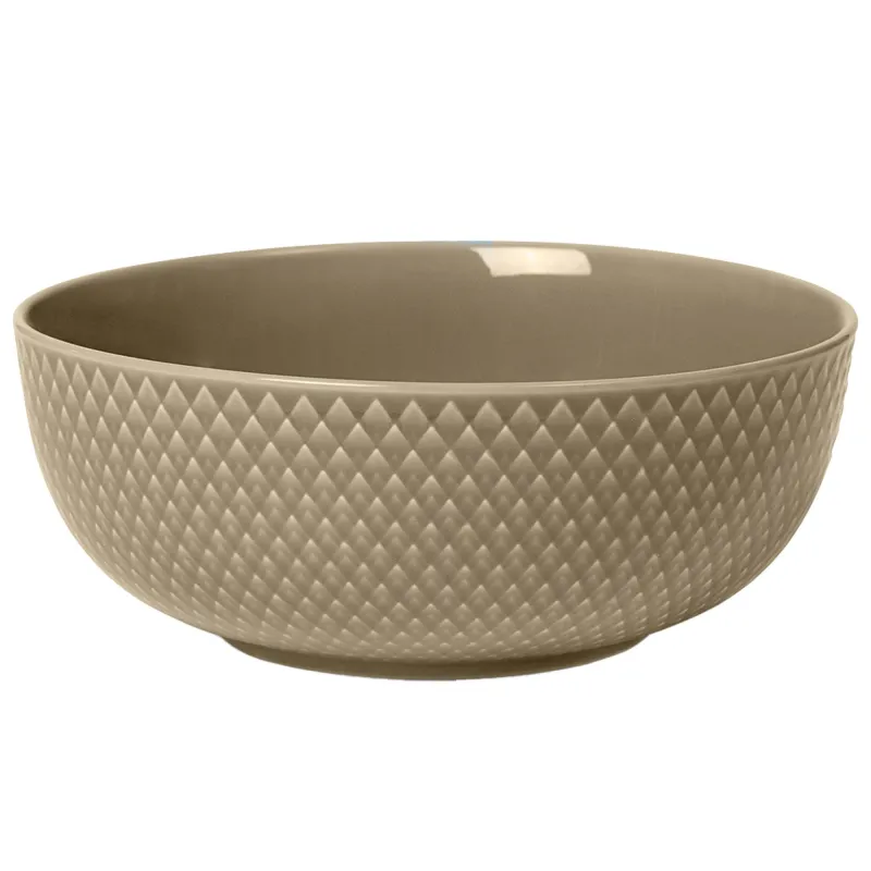 Lyngby porcelæn Rhombe Earth skål 15,5 cm
