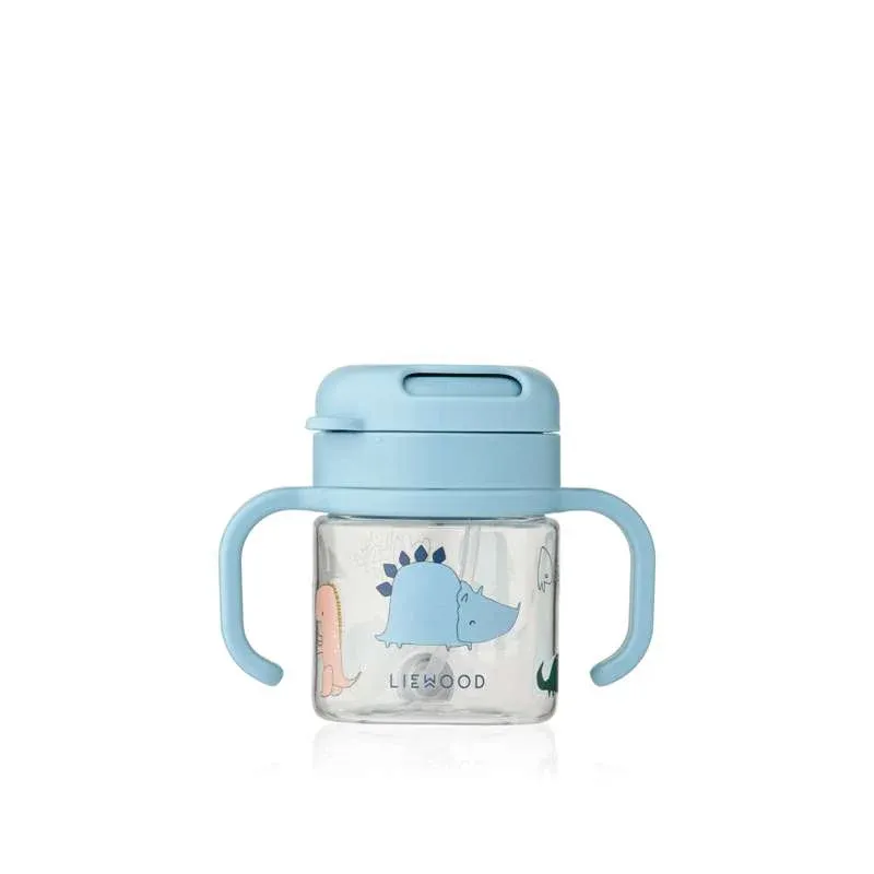 Liewood Kai Tritan Straw Cup - 280ml - Dino Roar/Sandy