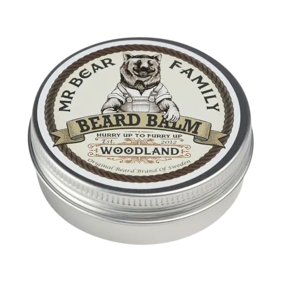 Mr Bear Family Beard Balm Woodland 60 ml.