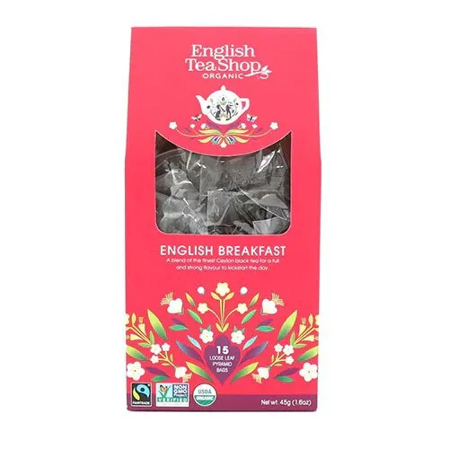 English Breakfast Tea Øko - 15 breve