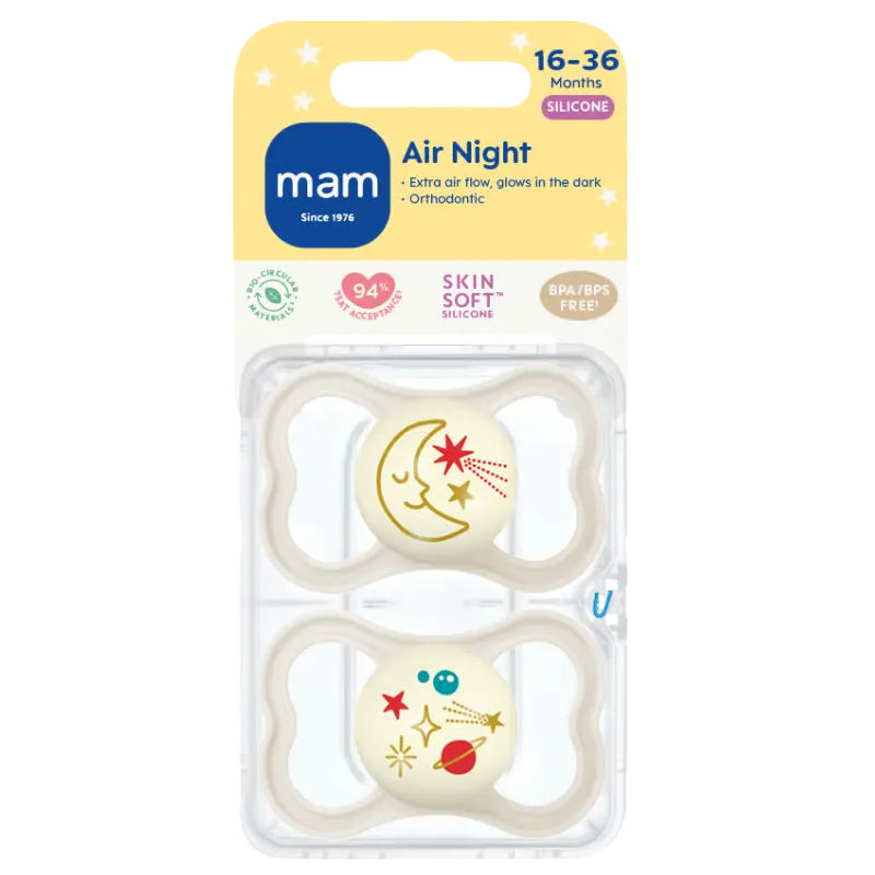 MAM Air Sut Night Neutral 16-36M (2 stk)