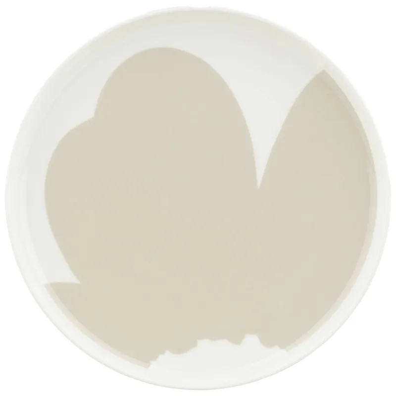 Marimekko Iso Unikko Tallerken 25 cm, hvid
