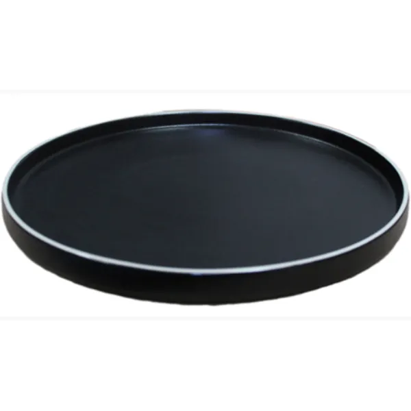 Tallerken 25 Cm Sort/hvid