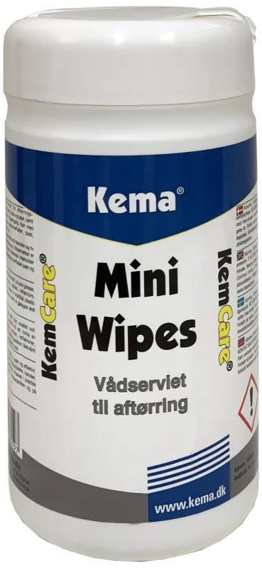 KemCare Mini Wipes vådservietter 40 stk