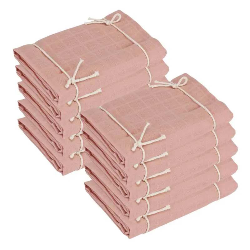 Oh'Naturel Økologiske Stofbleer - 10-pak - Rose