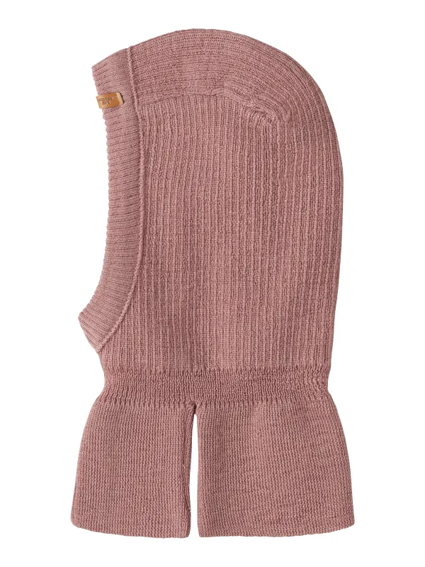 Lil Atelier Nanson - Knit Balaclava - Misty Rose - 34/39
