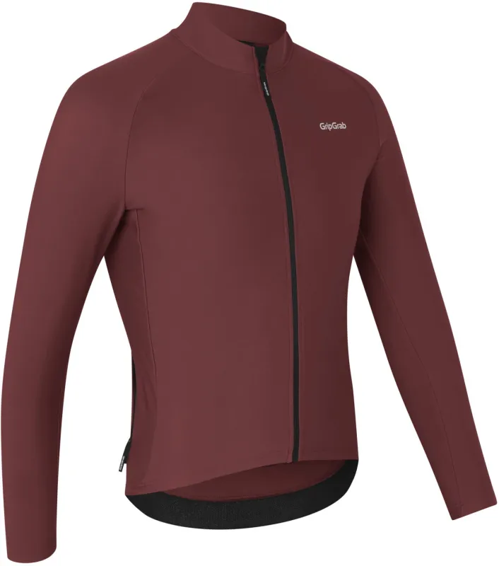 GripGrab Langærmet Therma PACR termocykeltrøje - Dark Red