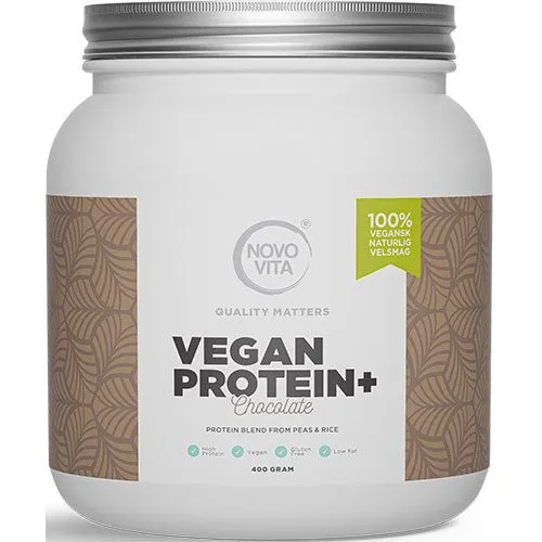 VeganProtein+ Chokoladesmag - 400 gram