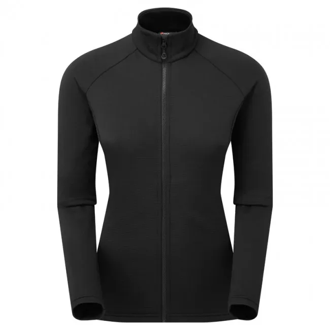 Montane F Protium Jacket, fleecetrøje, dame, sort
