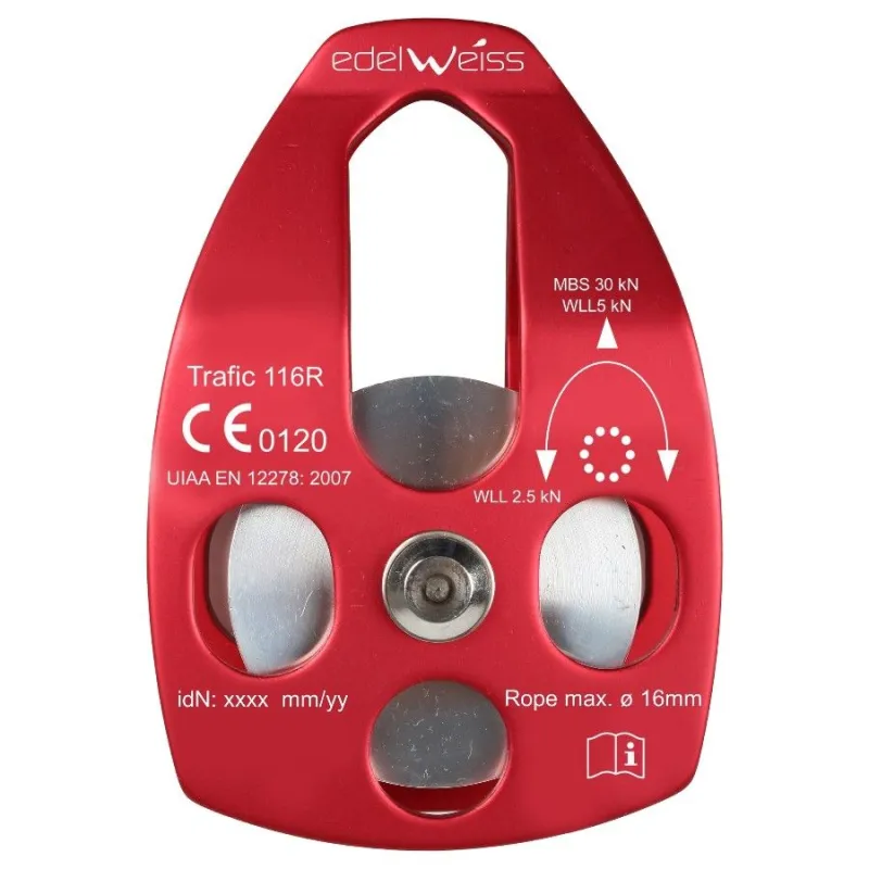 Edelweiss Poulie Simple Trafic 116R, klatreudstyr