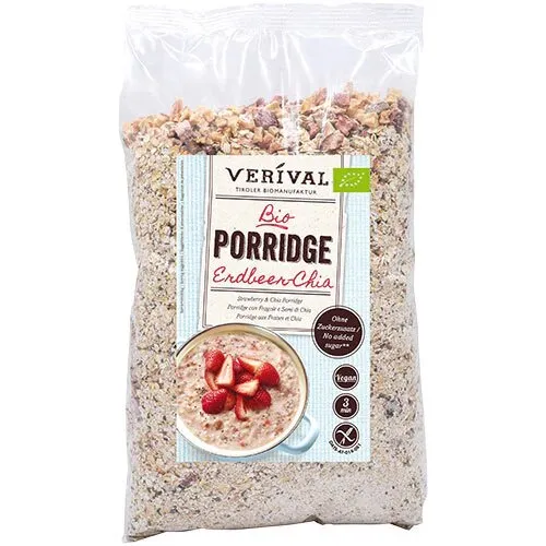 Grød - Jordbær-Chia Øko. 1.500 gram