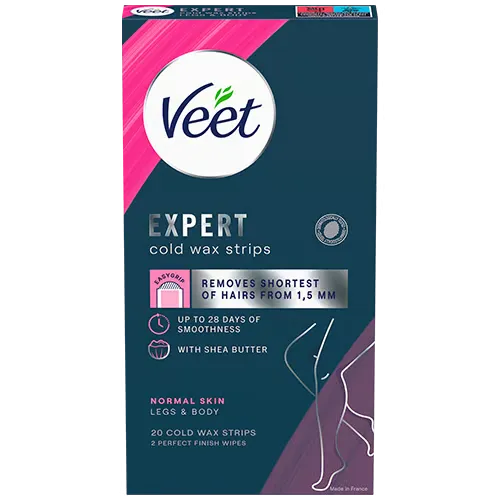 Veet Wax Strips Body Normal Skin (20 stk)