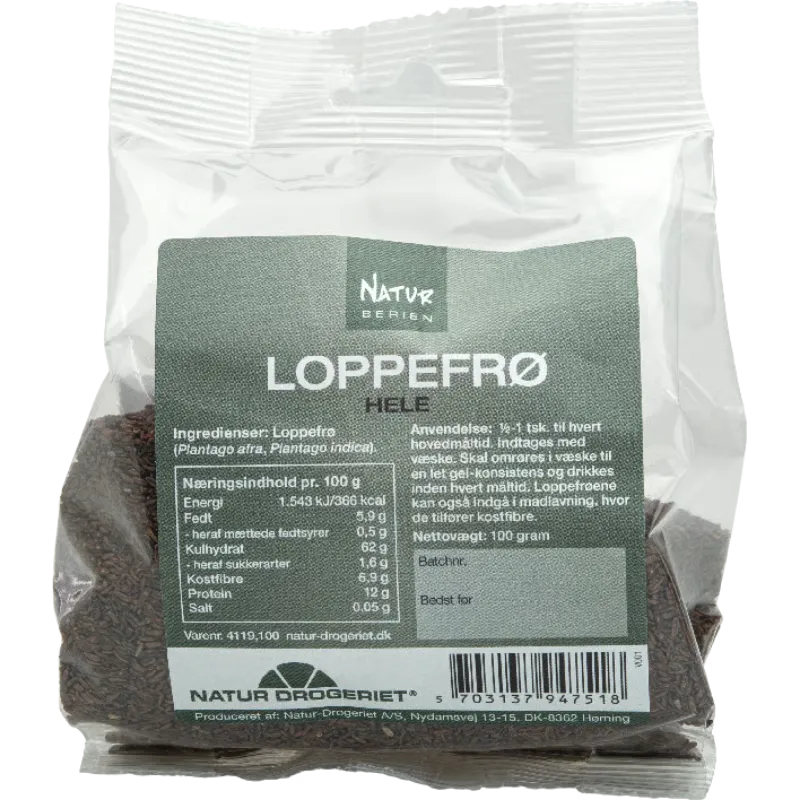 Natur Drogeriet Loppefrø Hele (100 g)
