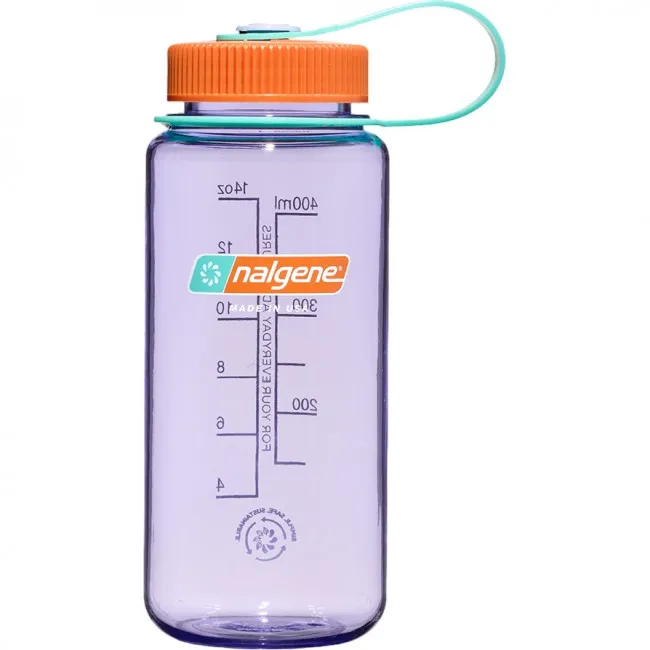 Nalgene wide mouth sustain, drikkedunk, 500 ml, lyselilla