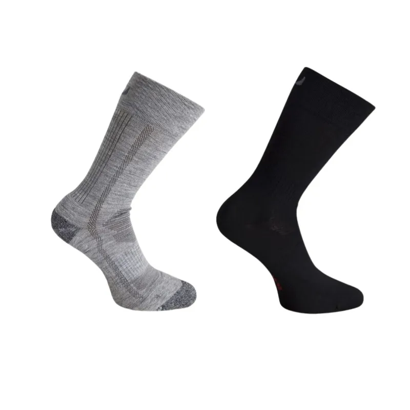 Vandresokker - Uld - Outdoor - 2 par (34-36 tilbage)