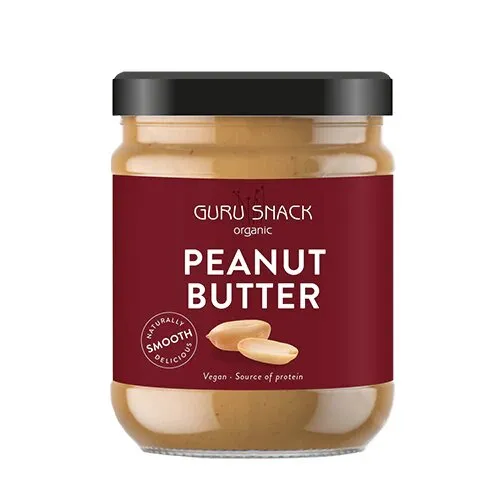 Peanutbutter Smooth Ø Guru Snack - 500 g.