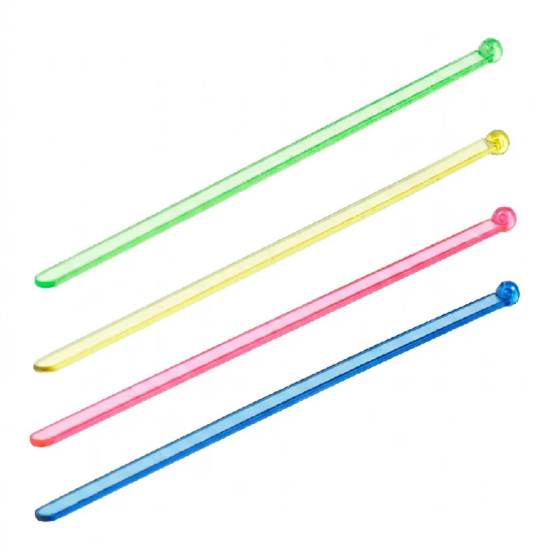 Drinkspinde Plast Assorteret 16,5cm 20 Stk