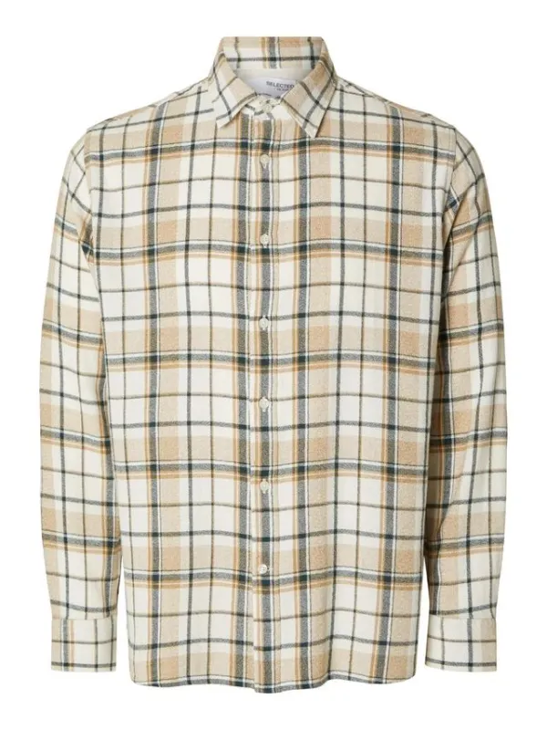 SLHREGOWEN-TWISTED CHECK LS SHIRT W