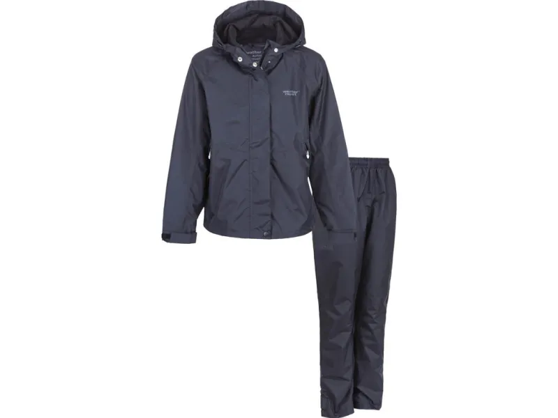 Weather Report - Carlene - Regnsæt - W-PRO 10000 - Junior - Sort -  Str. 8