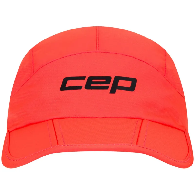 CEP Core Run Foldable Cap, løbekasket, neon