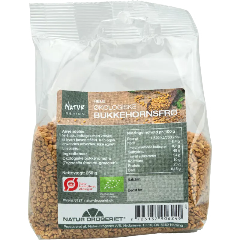 Natur Drogeriet Bukkehornsfrø Ø (250 gr)