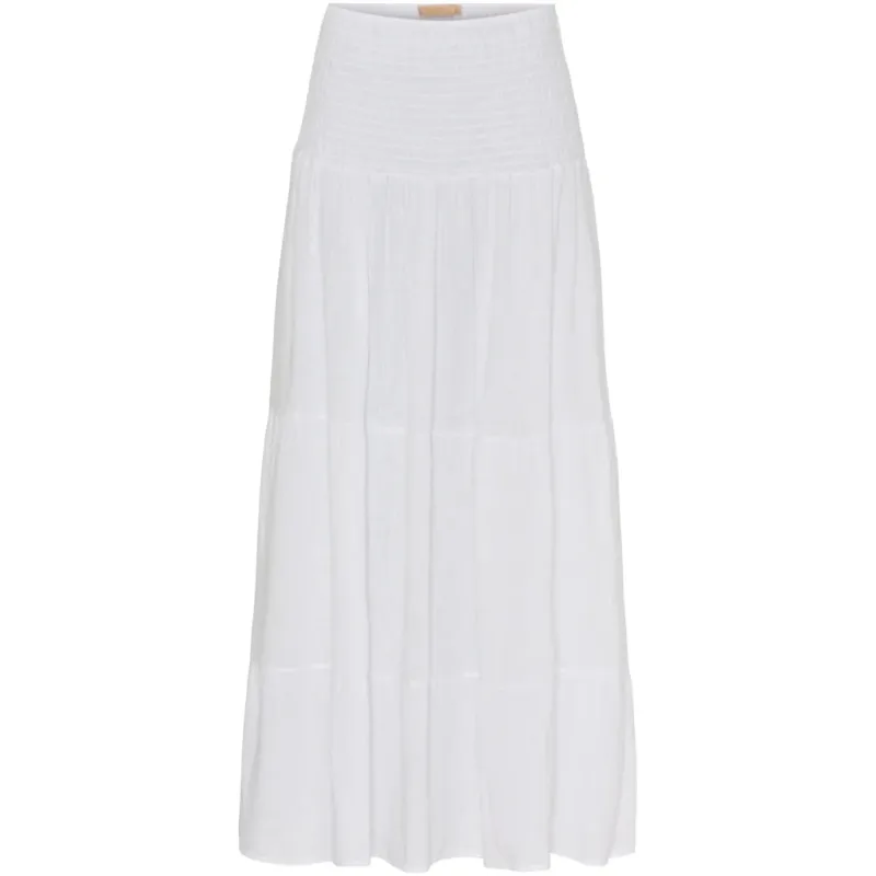 Marta Du Chateau dame nederdel 5201 - Solid White