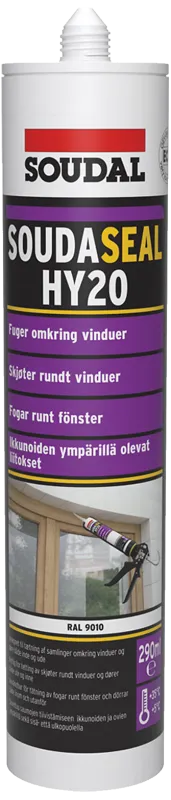 Soudaseal HY20 polymer-fugemasse 290ml hvid