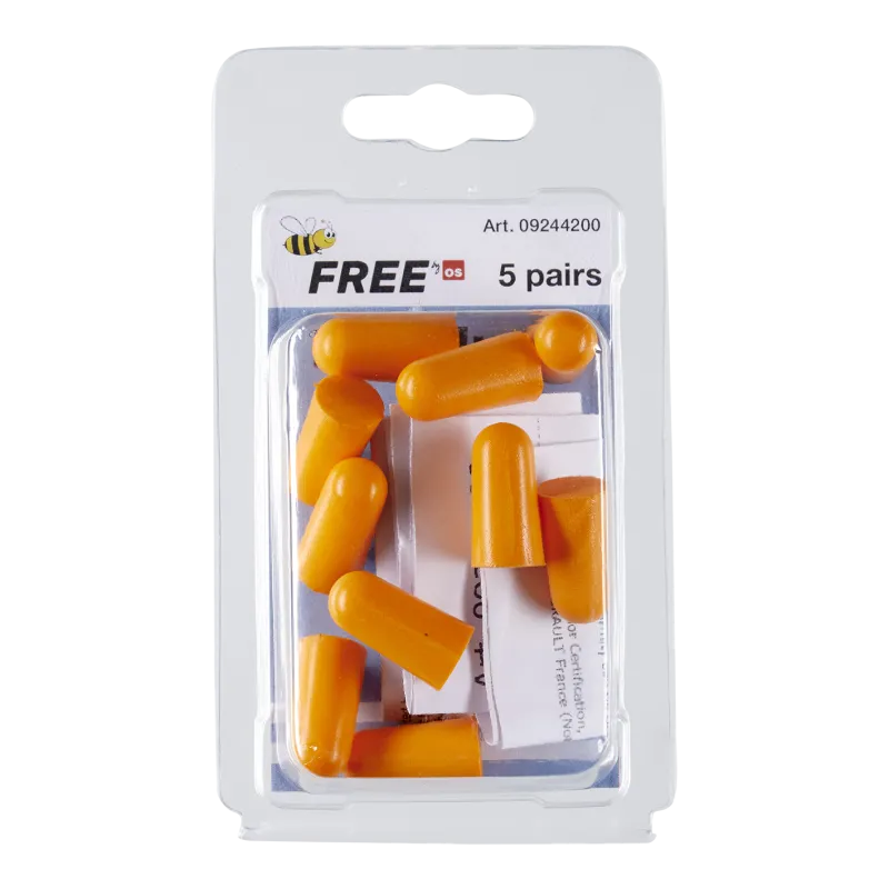 Ørepropper orange pk a 5 par