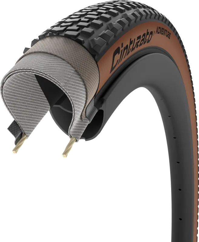Pirelli Cinturato Adventure TLR Classic 700x35/40/45c - Brun