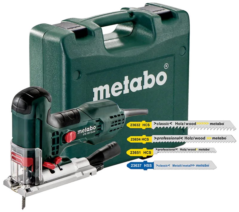 Stiksav 710W STE 100 Quick, i kuffert m/20 klinger