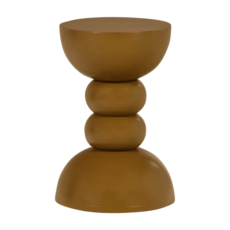 WOOOD Miel sidebord, rund - honninggul mangotræ (Ø35)