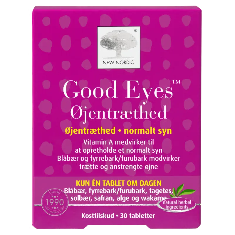 New Nordic Good Eyes Øjentræthed (30 tabl)