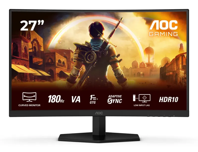 AOC Gaming C27G42E 27" - 1920x1080 - 1ms - 180hz - Gaming Skærm - GEEKD.dk