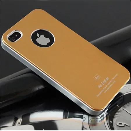 iPhone 4 & 4S Air jacket cover. Gold.