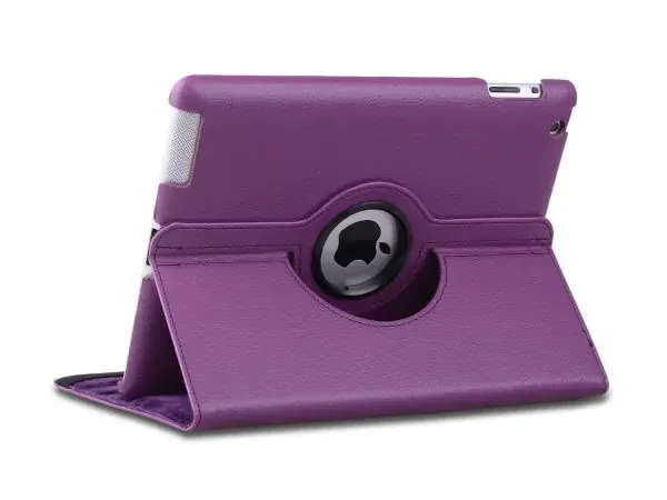 360° Roterende Cover Til iPad Air, iPad (2017) & (2018). Lilla.