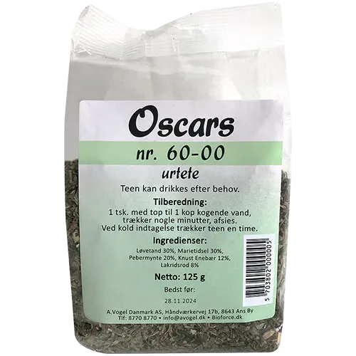 Oscars nr 60-00 Urtete (125 g)
