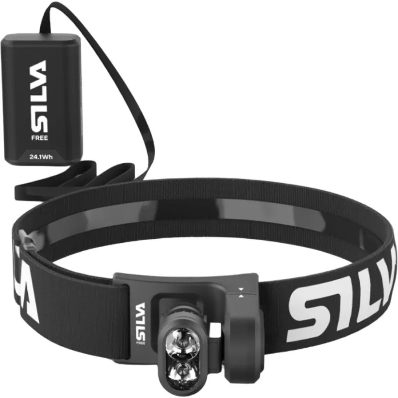 Silva Free 900, S, pandelampe, sort