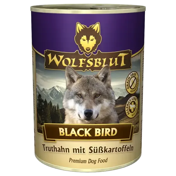 WolfsBlut Black Bird Adult dåsemad, 395g